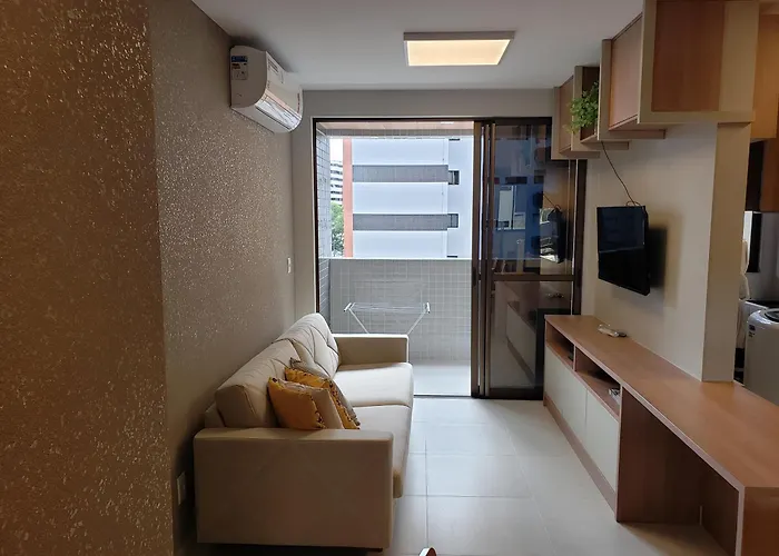 Apt 2 Quartos E Sala Climatizado Ponta Verde